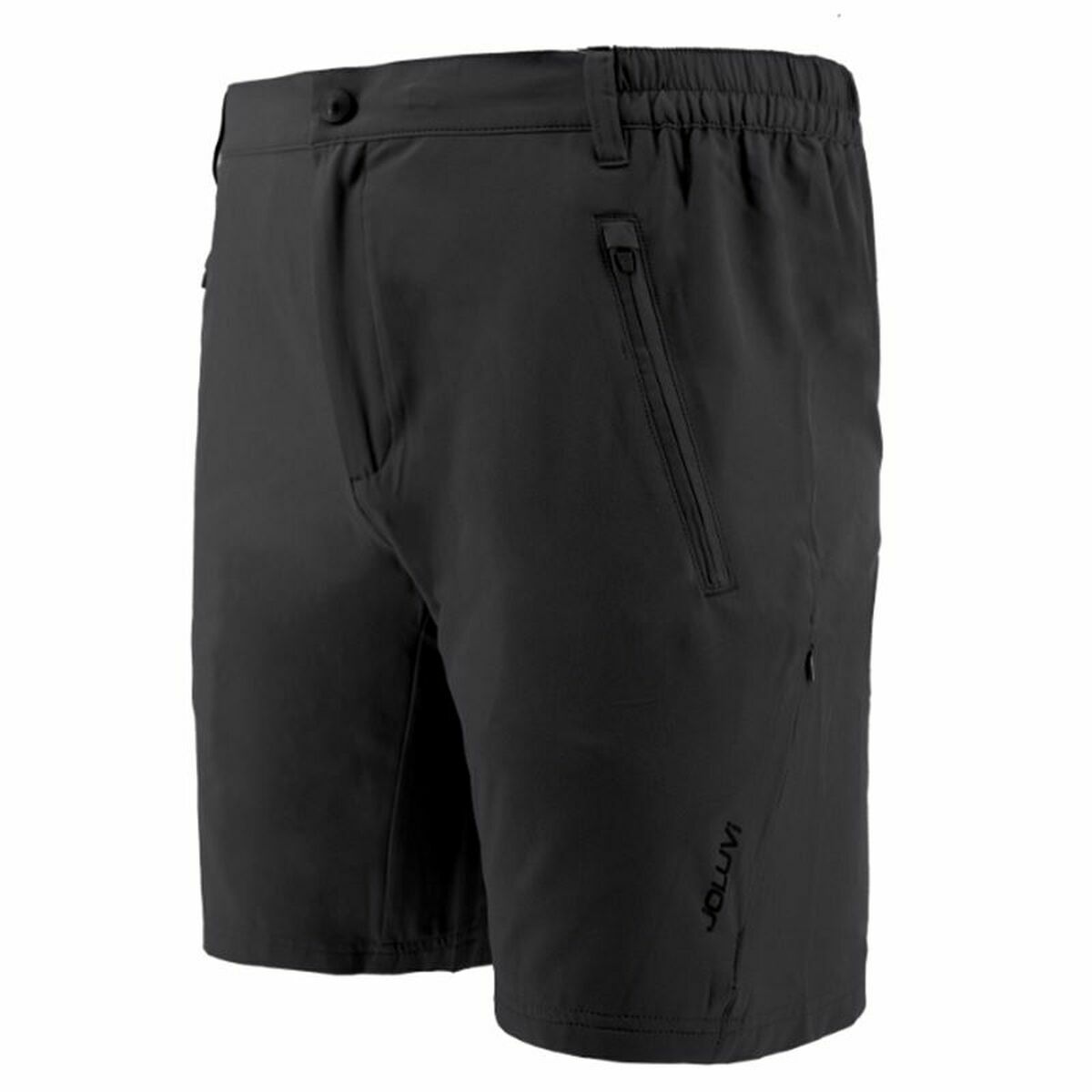 Pantalones Cortos Deportivos para Hombre Joluvi Outdoor Munster Negro Montaña