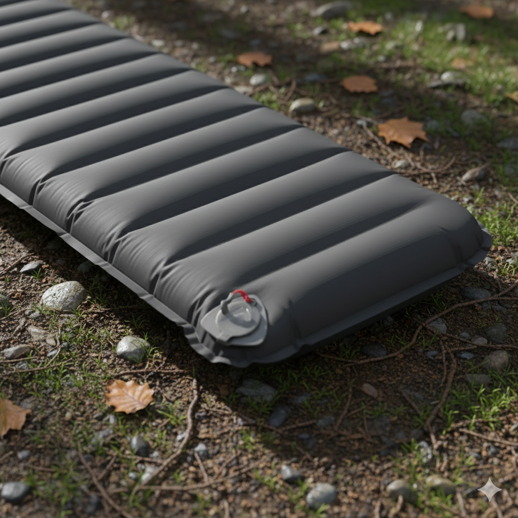 Colchón Autohinchable MIL-TEC® Air Impact 3,8 cm – Tamaño Grande | Aislante Outdoor Compacto