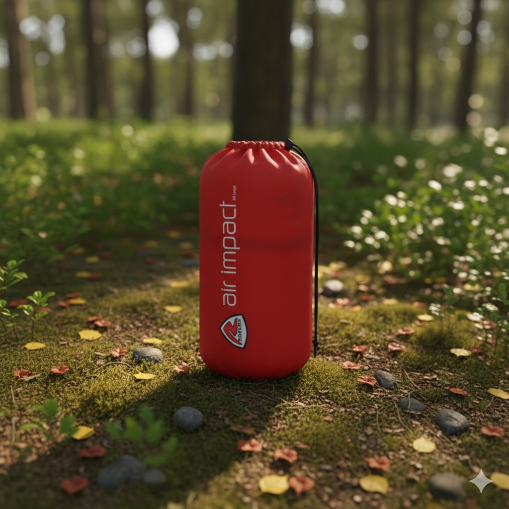 Colchón Autohinchable MIL-TEC® Air Impact 3,8 cm – Tamaño Grande | Aislante Outdoor Compacto