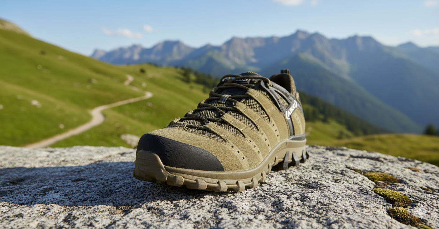 Calçado AKU Alterra Lite GTX Olive – Calçado para homem para caminhadas e uso urbano