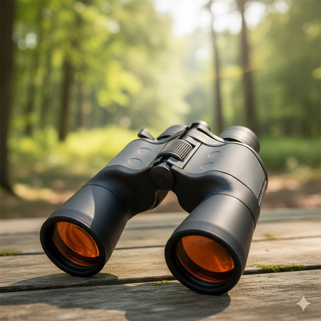 Binóculos Albainox 10-30x50 com Lentes Ruby – Zoom Potente e Excelente Nitidez