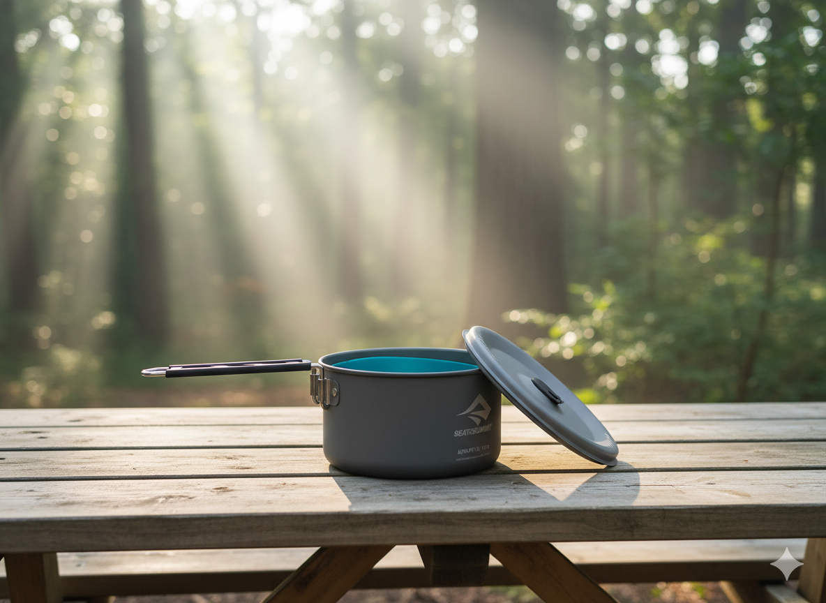 Trem de cozinha Sea to Summit Alpha 1.1 – Leve e compacto para campismo