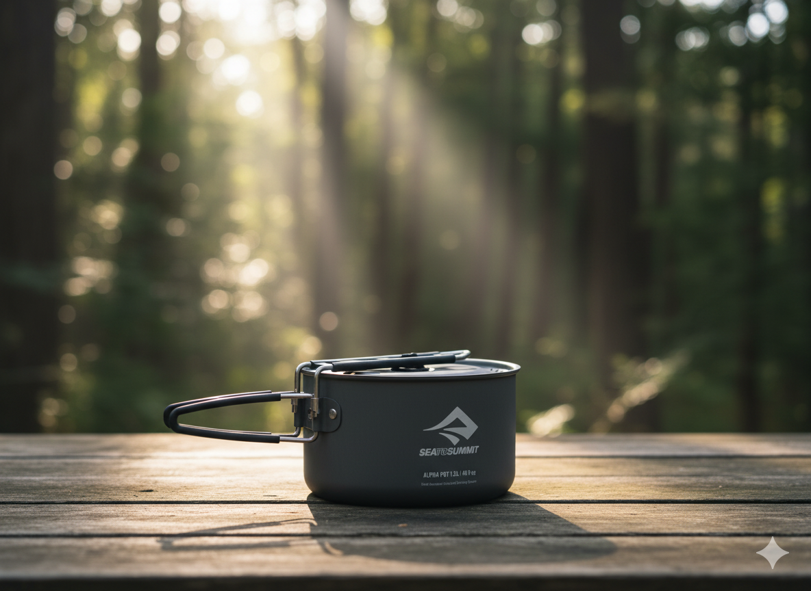 Trem de cozinha Sea to Summit Alpha 1.1 – Leve e compacto para campismo