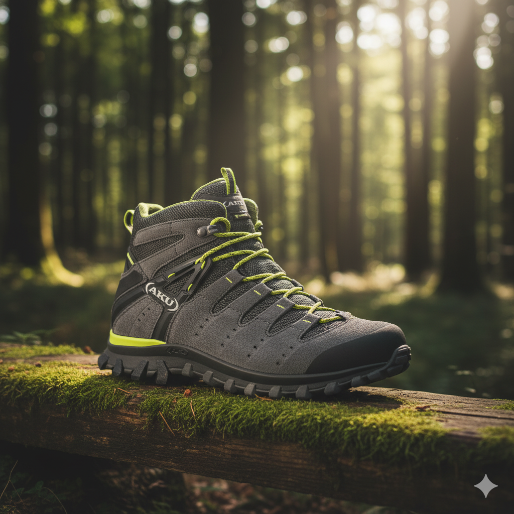 Botas de Montaña AKU Alterra Lite Mid GTX Hombre – Ligeras, Transpirables e Impermeables