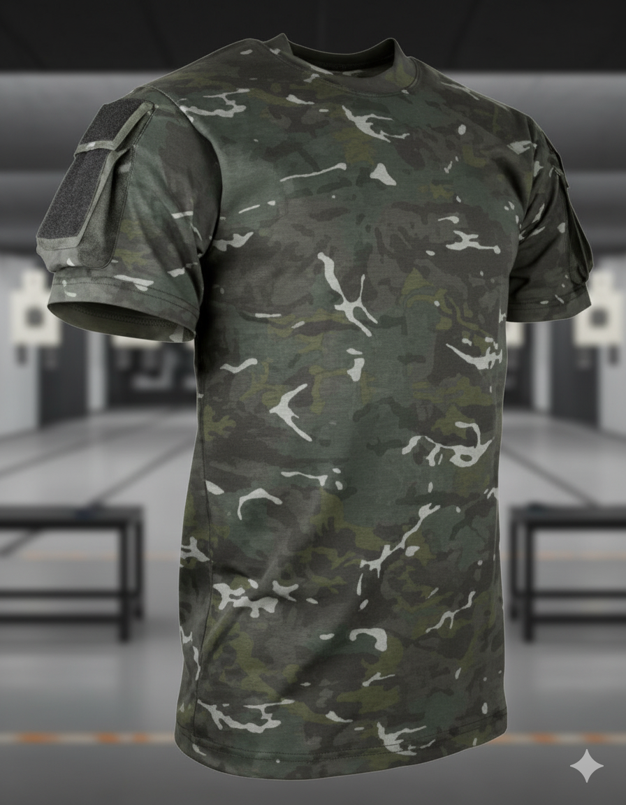 Kombat UK Tactical T-Shirt – BTP Black (Size XXL) | Military Combat and Outdoor Clothing