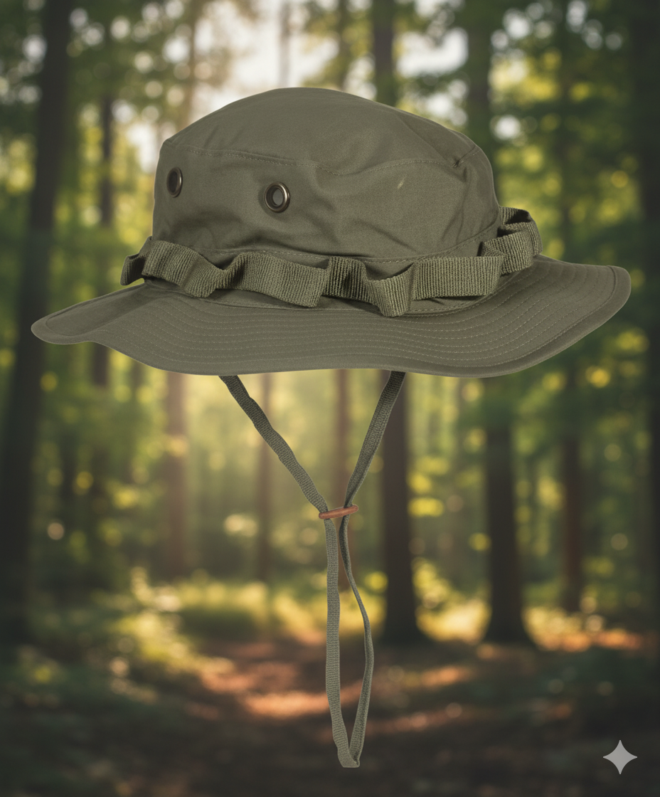 Chambergo militar Boonie Hat Ripstop 100% algodón – Sombrero táctico ajustable y resistente disponible en varios colores