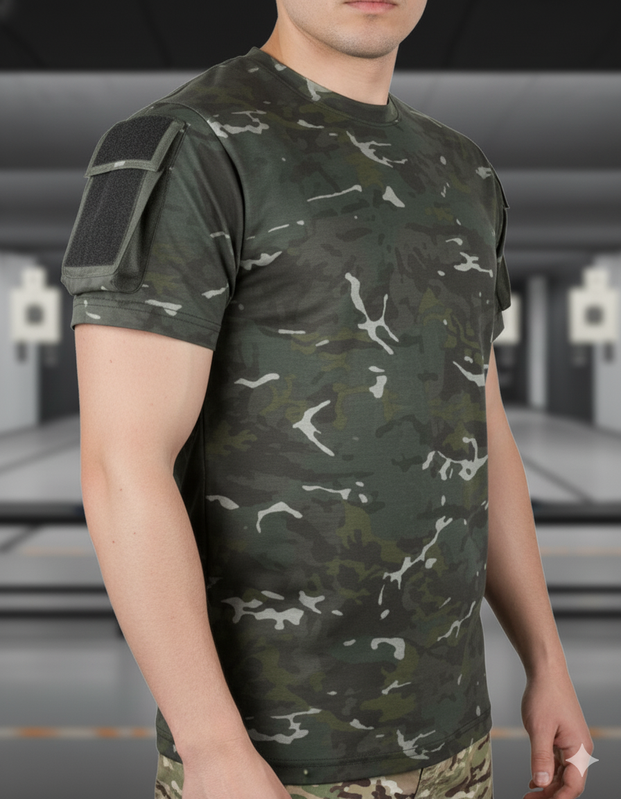 Kombat UK Tactical T-Shirt – BTP Black (Size XXL) | Military Combat and Outdoor Clothing