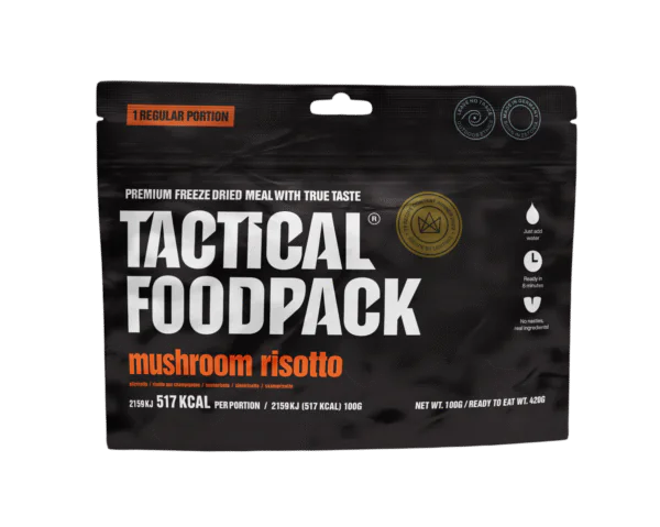 Mushroom Risotto Liofilizado GRANDE | Risotto de Champiñones Tactical Foodpack para Outdoor