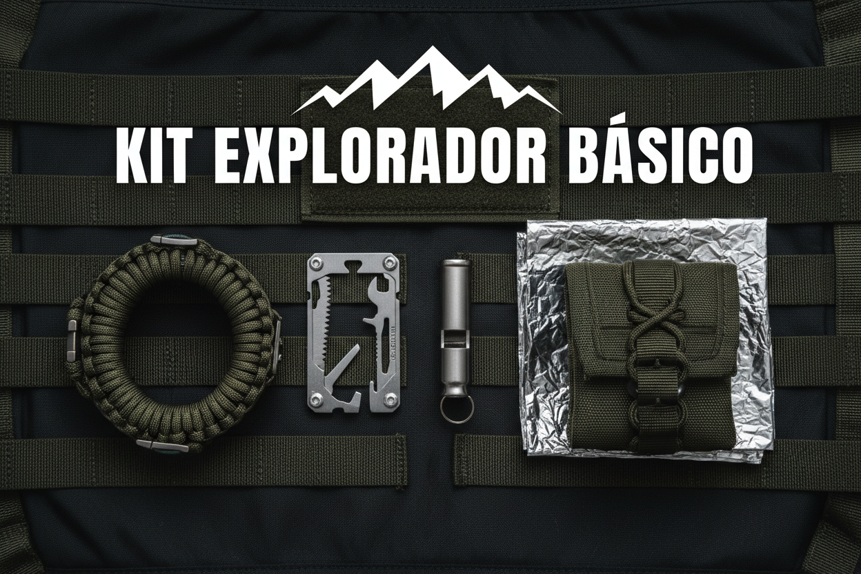 Kit Explorador Básico Navacerrada - equipo esencial senderismo
