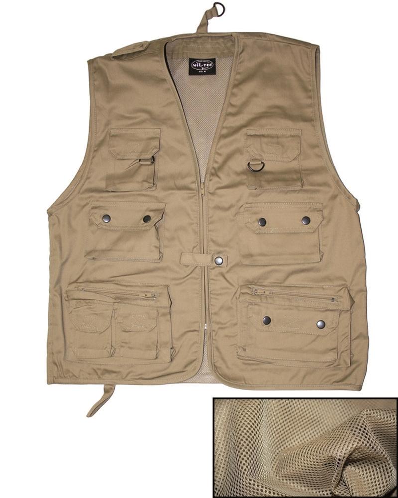 JAGD-U.ANGLERWESTE M.NETZFU.KHAKI NORTHVIVOR