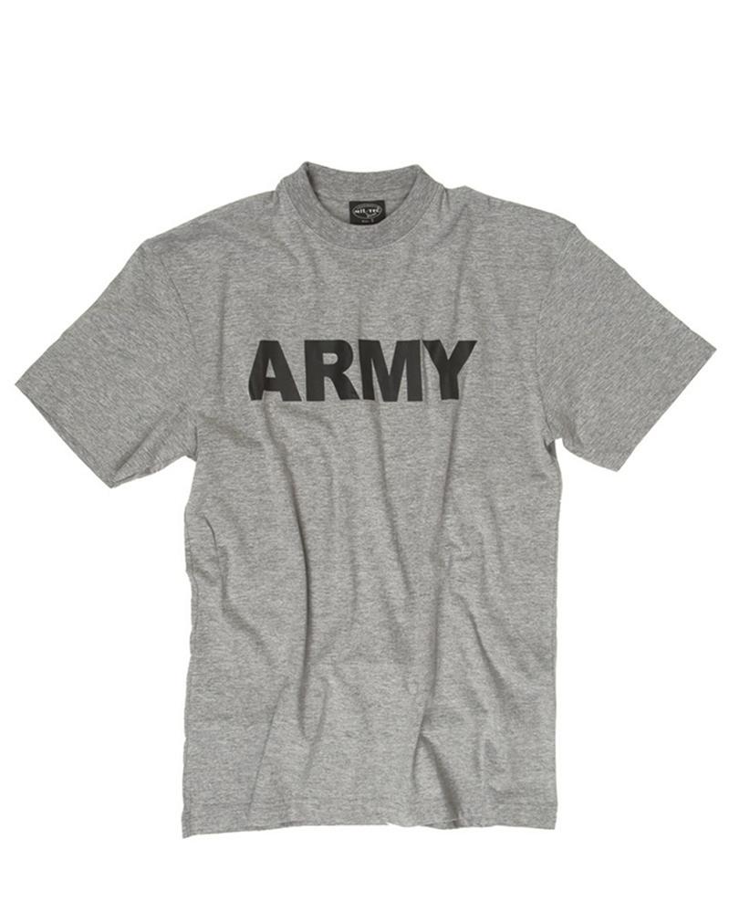 T-SHIRT M.DRUCK 'ARMY' GRAU NORTHVIVOR