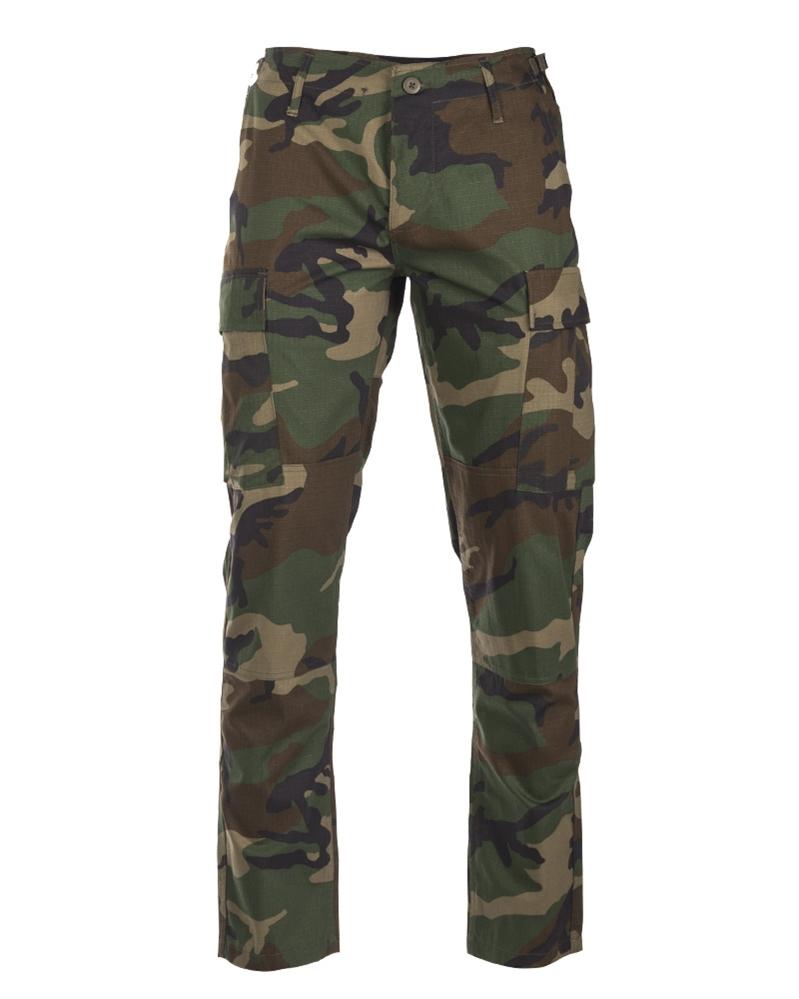 US BDU FELDHOSE R/S 'SLIM FIT' WOODLAND NORTHVIVOR