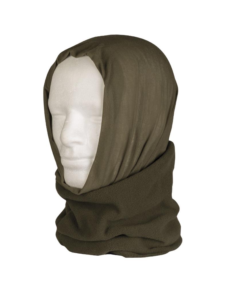 MULTI FUNCTION HEADGEAR PES/FLEECE OLIV NORTHVIVOR