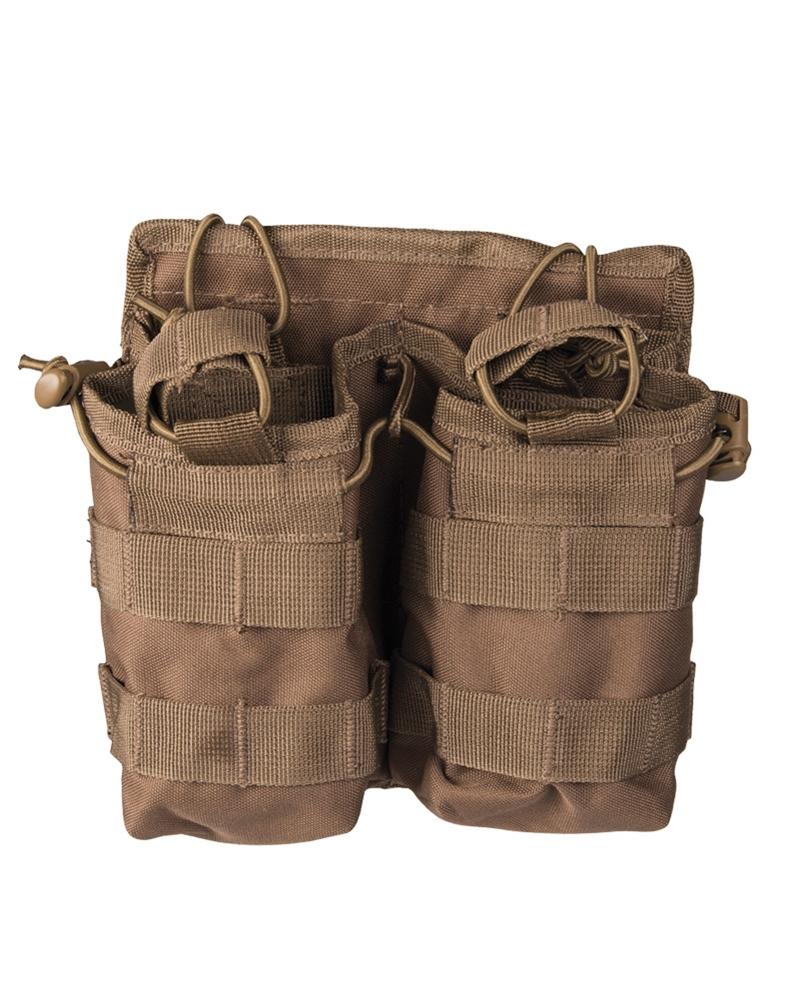 MAG.TASCHE OPEN TOP DOUBLE DARK COYOTE NORTHVIVOR