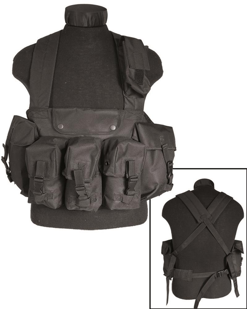 CHEST RIG 6-POCKET SCHWARZ NORTHVIVOR
