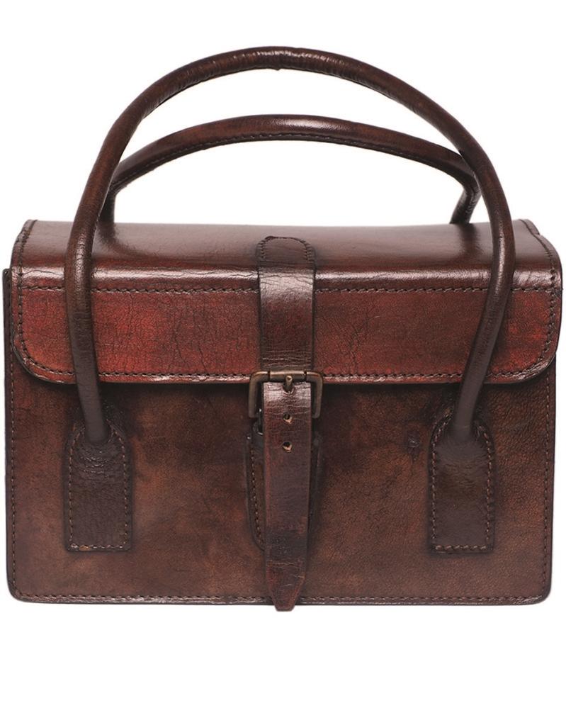 HANDTASCHE LEDER BRAUN NORTHVIVOR