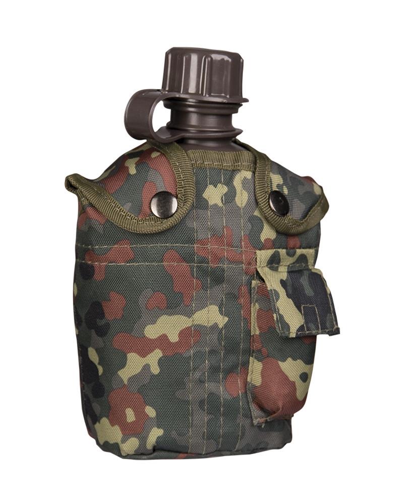 US FELDFLASCHE KST.IMP.1LTR M.HÜ.FLECKTARN NORTHVIVOR