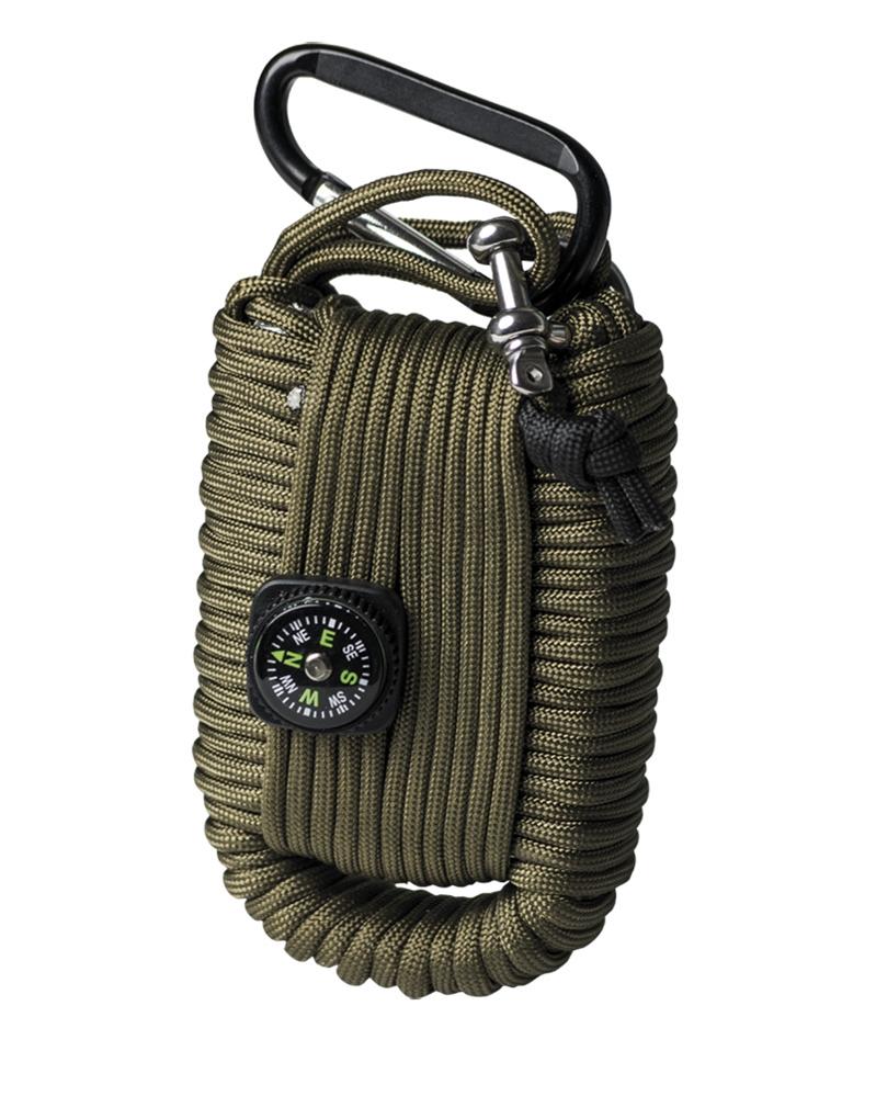 PARACORD SURVIVAL KIT LARGE OLIV NORTHVIVOR