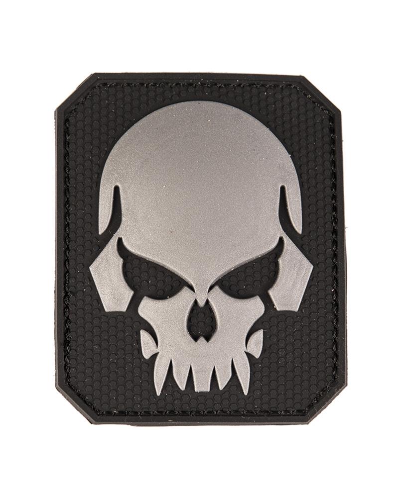 PATCH 3D SKULL PVC M.KLETT SCHWARZ NORTHVIVOR