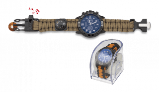 Reloj con paracord, brújula y ferrocerio NORTHVIVOR