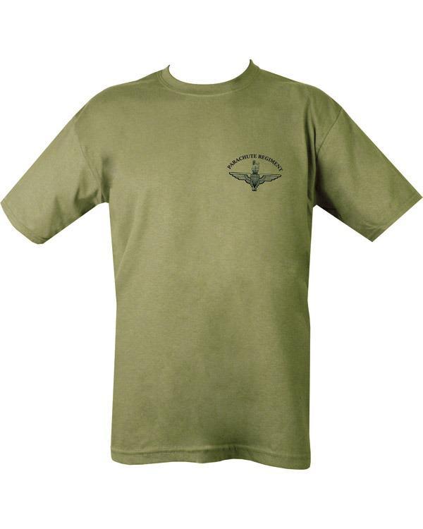 Camiseta del regimiento de paracaidistas Británicos Verde oliva NORTHVIVOR
