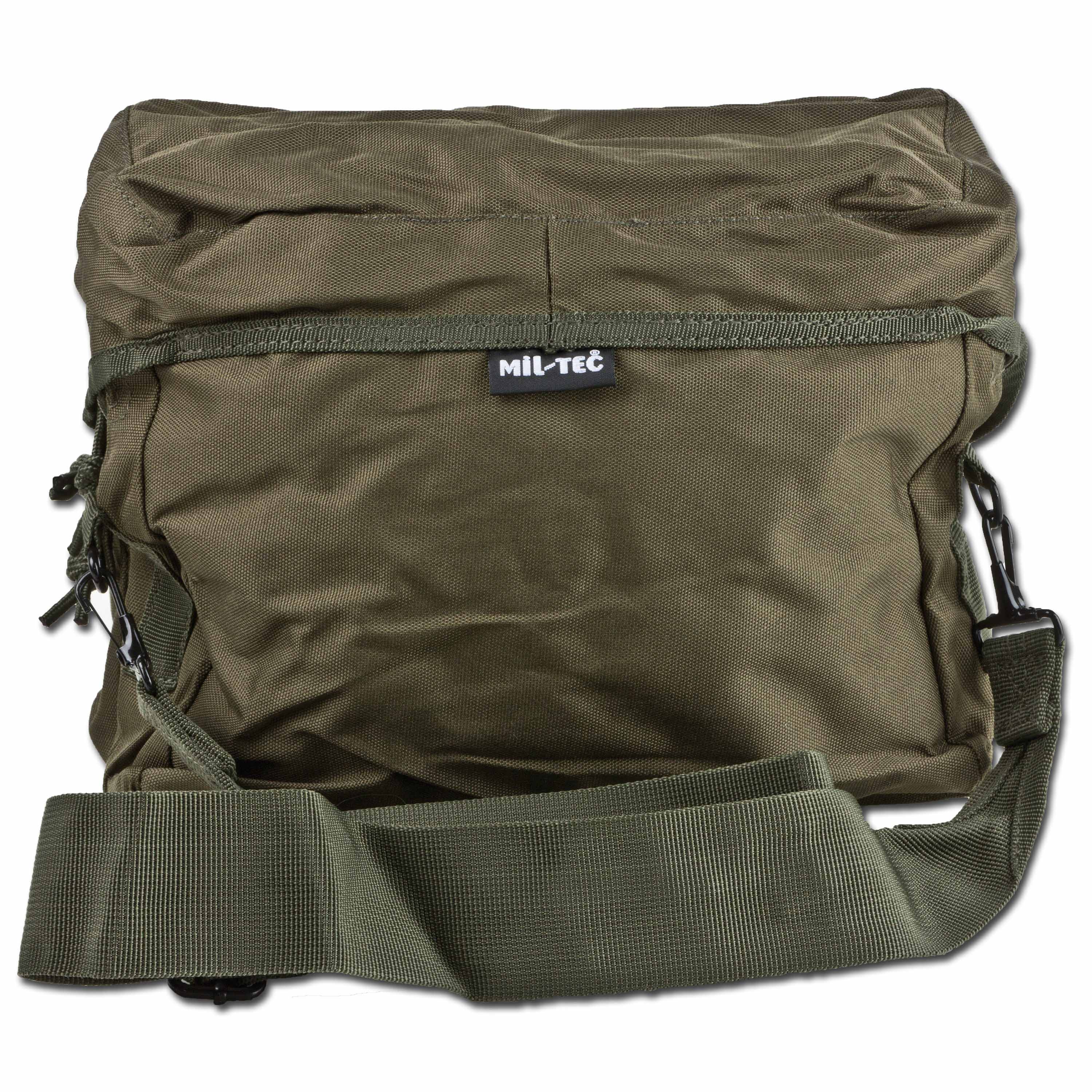 US medical first aid kit bag with olive strap