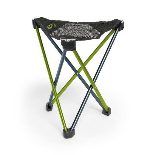 Taburete Altus plegable de aluminio y poliéster. NORTHVIVOR