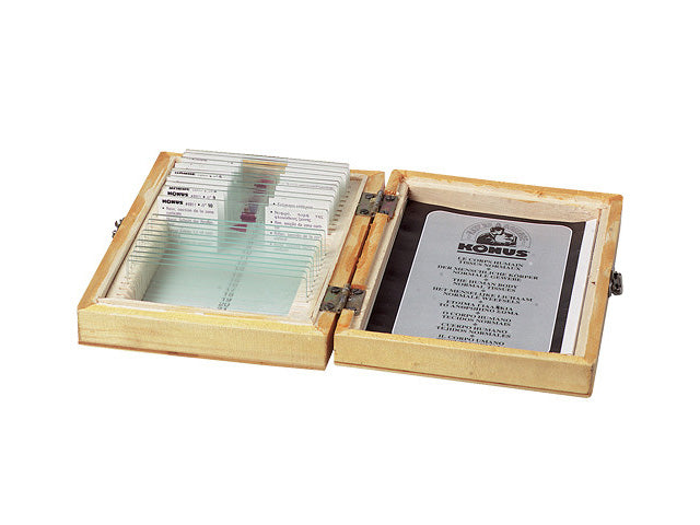 Konus Set 10 Muestras Para Microscopio Lagartijas, serpientes y Pajaros