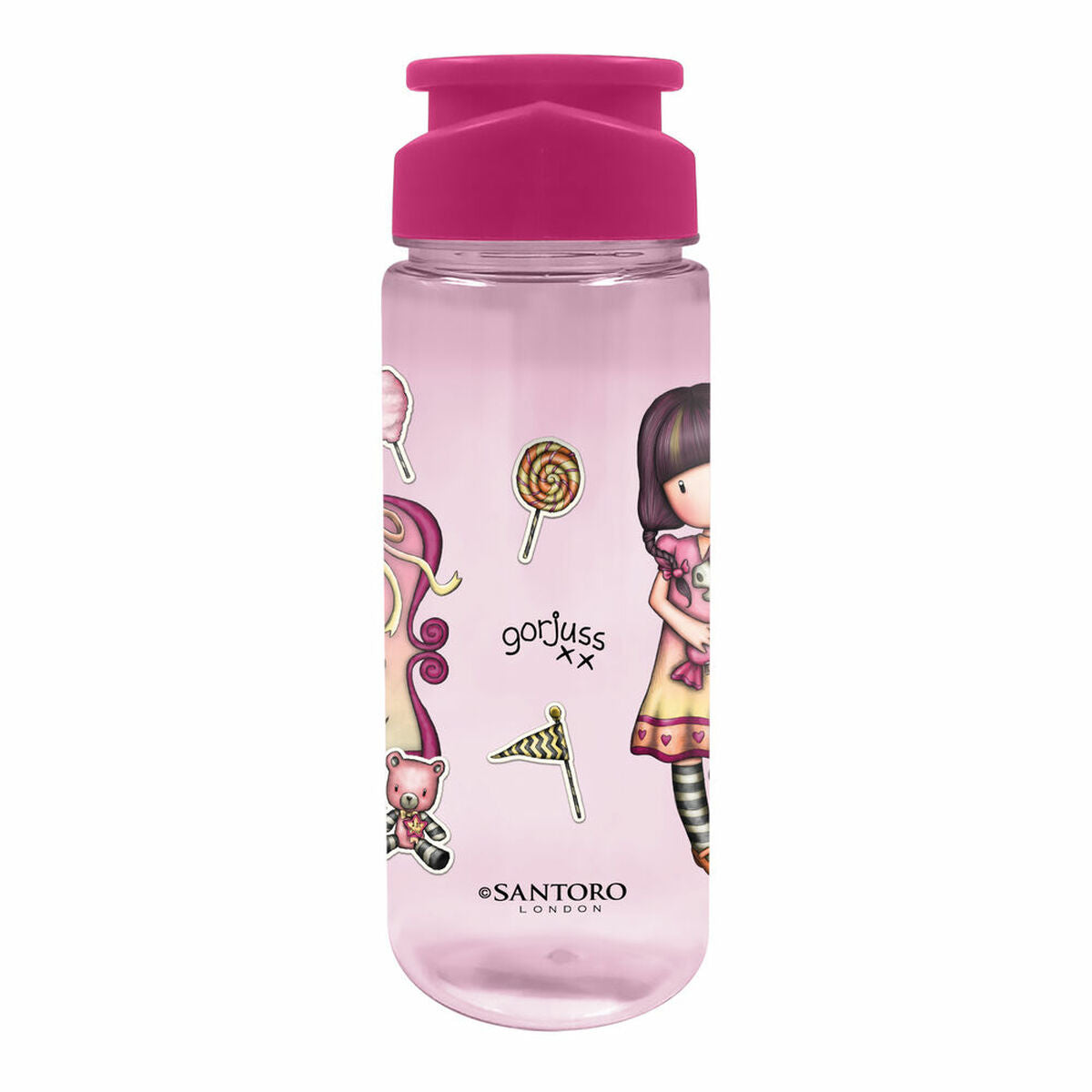Botella de Agua Gorjuss Carousel Rosa PVC (500 ml)