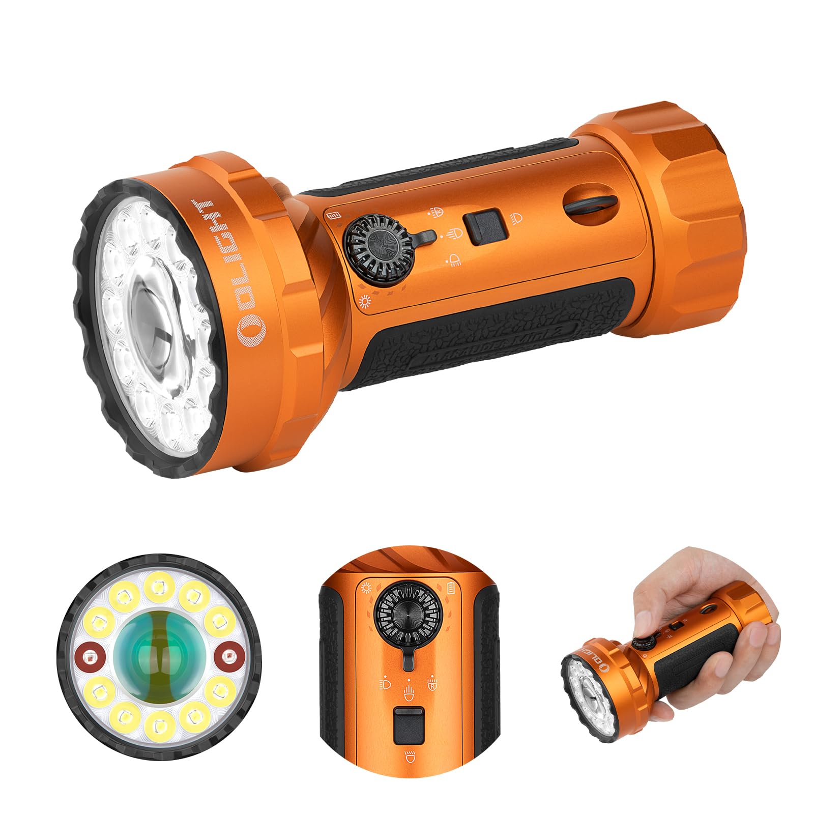 OLIGHT Marauder Mini 2 Linterna LED - 10000 Lúmenes, Alcance 750M, 5 M