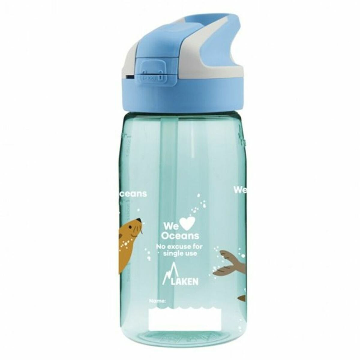 Botella de Agua Laken Summit Fokis Azul Gris (0,45 L)