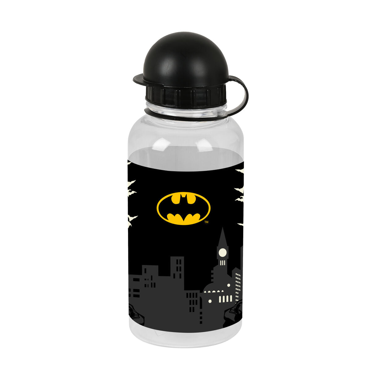 Garrafa de água Batman Hero Preto PVC (500 ml)