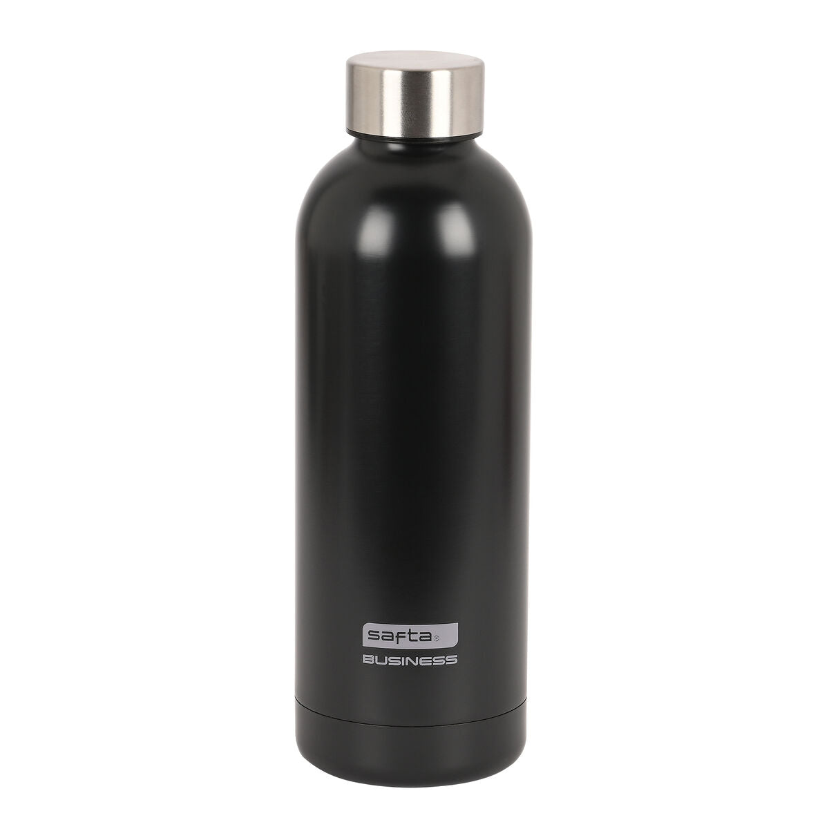 Botella Térmica de Acero Inoxidable Safta Black 500 ml Negro