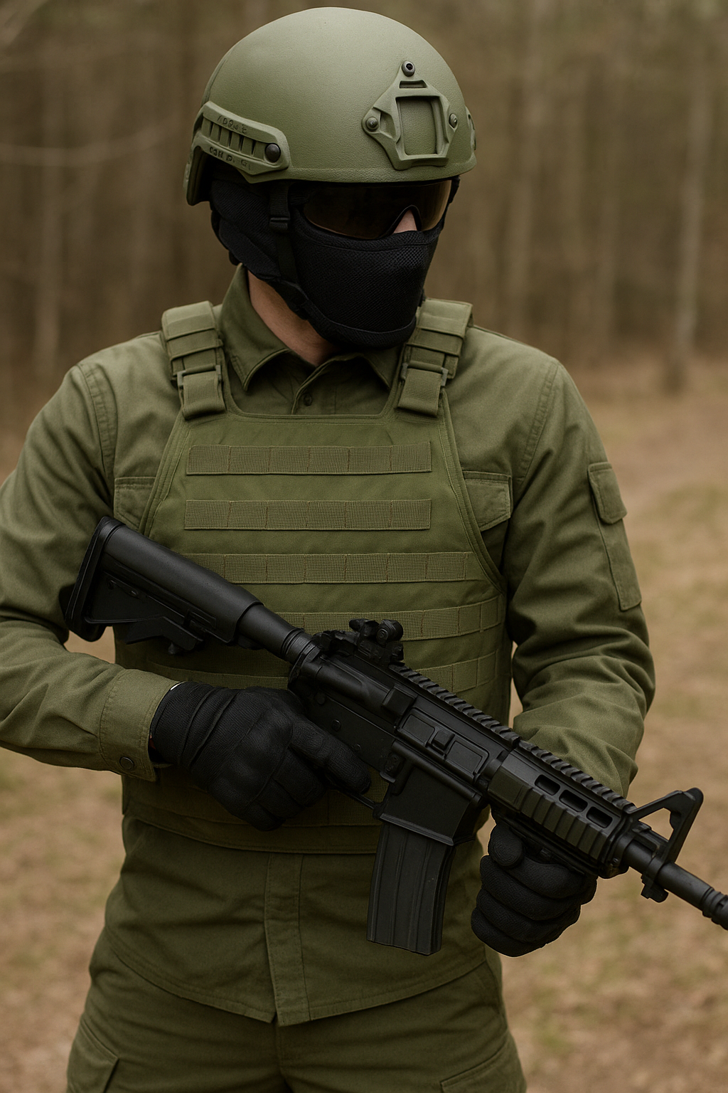 Chaleco Táctico Chest Rig OPS MOLLE – Condor Outdoor Verde Oliva | Arnés Modular Ligero y Ajustable