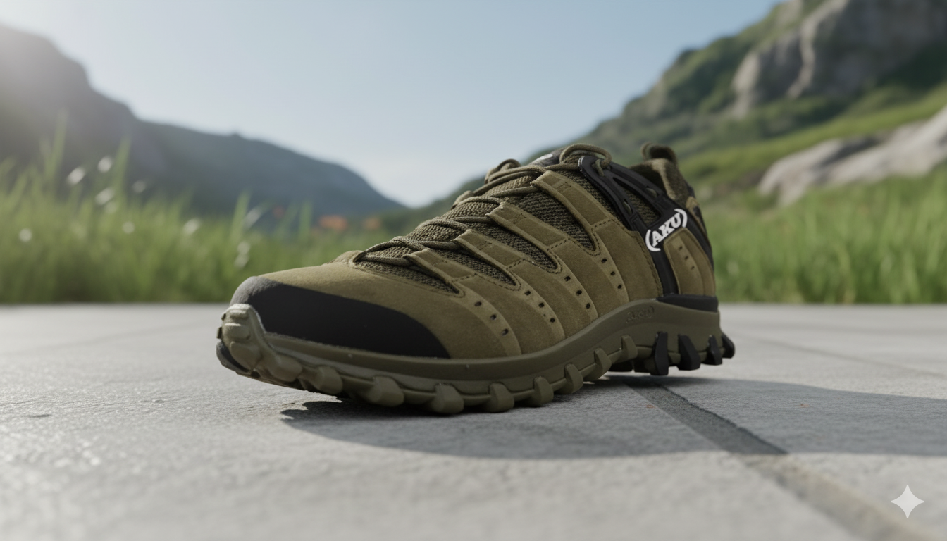Calzado AKU Alterra Lite GTX Oliva – Zapatos de senderismo y uso urbano para hombre
