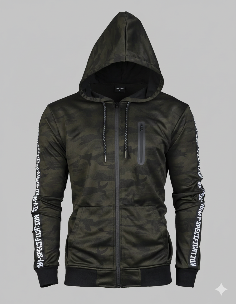 Chaqueta Chándal de Entrenamiento Mil-Tec – Sudadera Ligera y Versátil