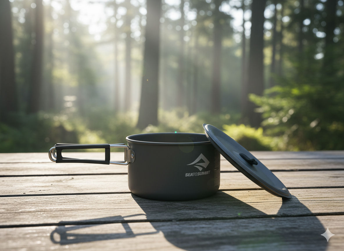 Trem de cozinha Sea to Summit Alpha 1.1 – Leve e compacto para campismo