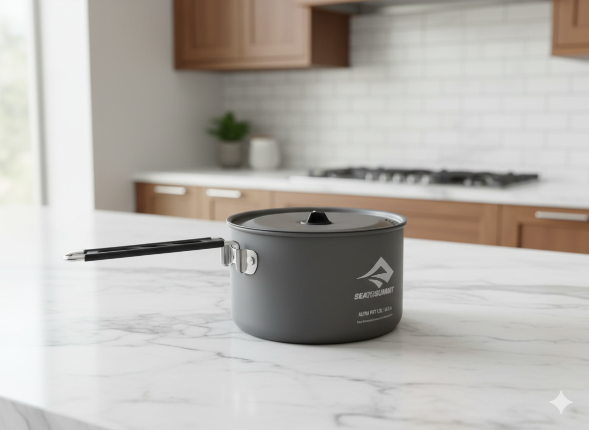 Conjunto de panelas Sea to Summit Alpha Pot Cookset 2.1 – Conjunto de cozinha leve para campismo e trilhos