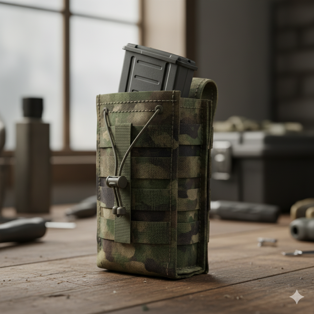 Portacargador M4 Spanish Woodland – Pouch Táctico MOLLE para Cargadores M4