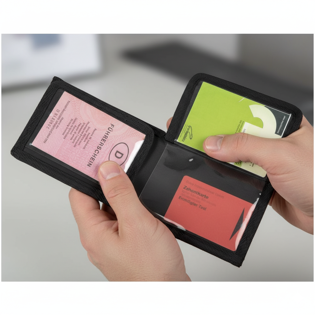 Portadocumentos Militar Negro BW – Ausweishülle Mil-Tec