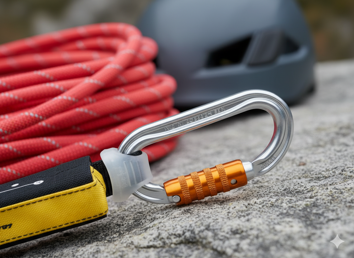 STRING Petzl – Accesorio de sujeción para conector y protector de cinta | Pack de 10 unidades para escalada y trabajos en altura