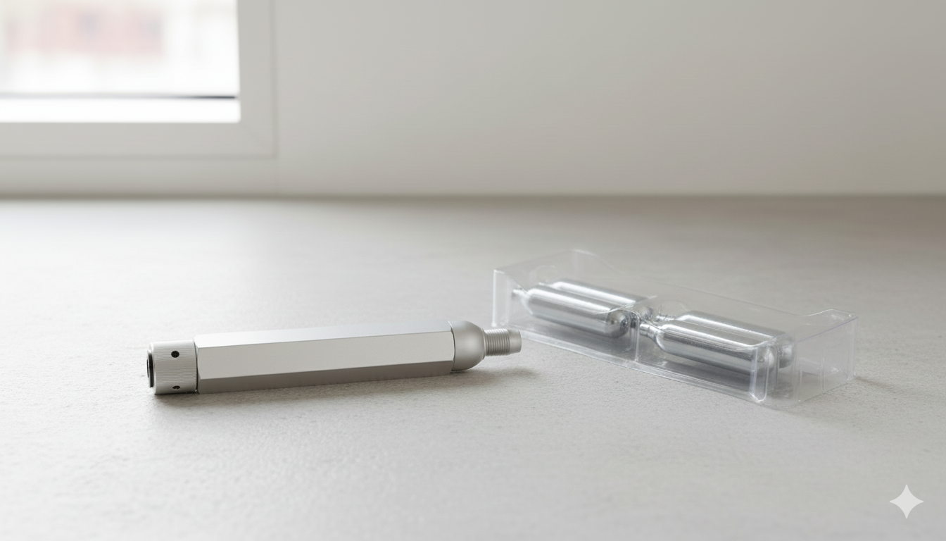 Adaptador Umarex para 2 Cartuchos de CO₂ de 12g + 8 Cápsulas Incluidas – Compatible con Airmagnum 850, Beretta Cx4, Lever Action y SG9000