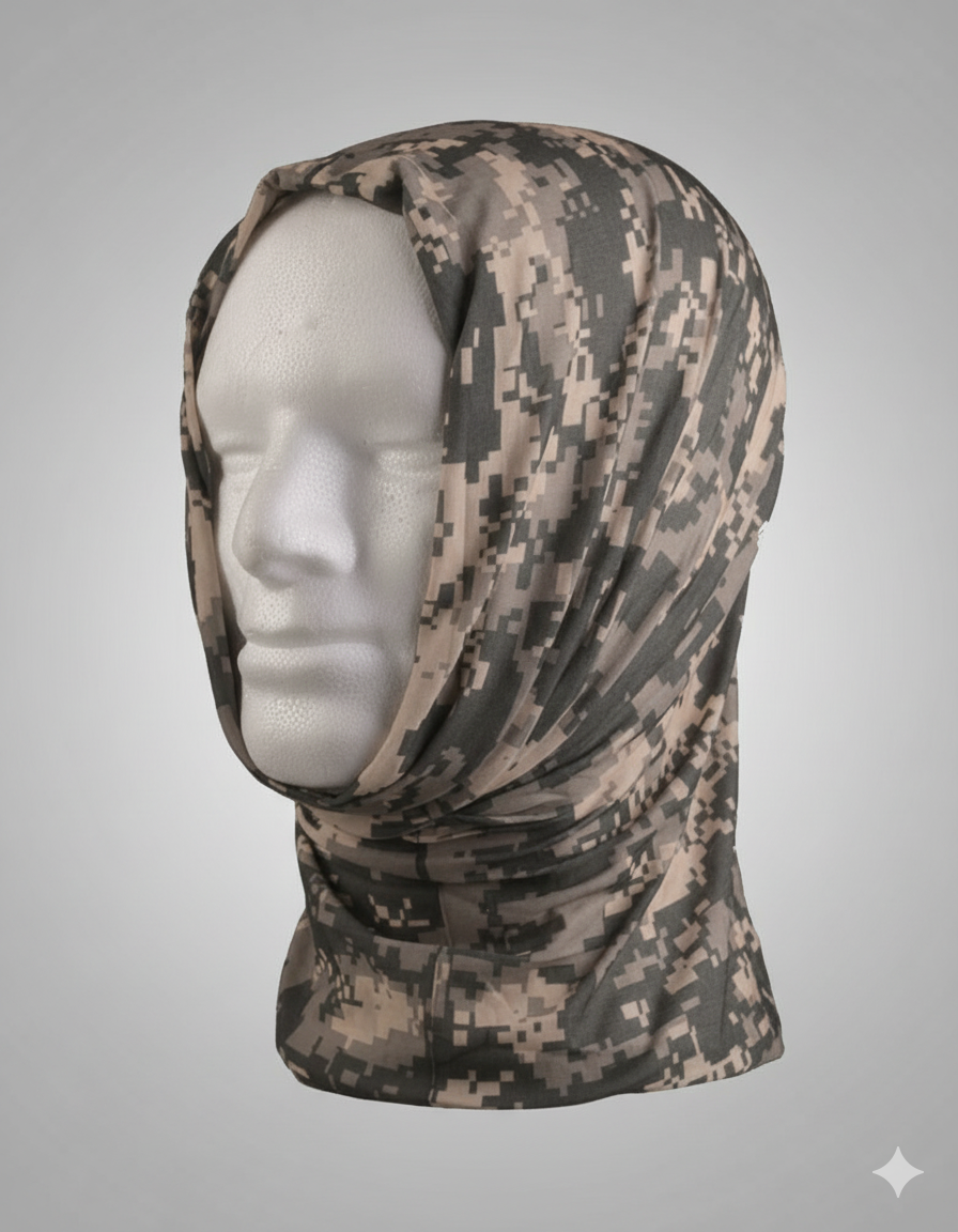 Pañuelo multifuncional táctica camuflaje AT-Digital – pañuelo tubular militar