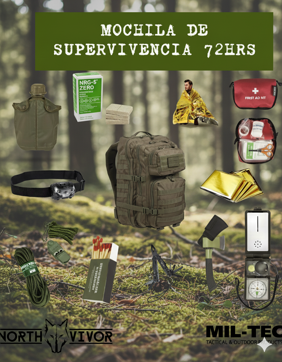 Northvivor MIL-TEC 72hr Survival Backpack