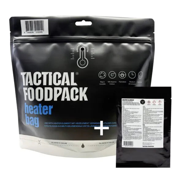 Bolsa Calefactora Táctica — Calienta Comidas sin Fuego ni Hervir Agua