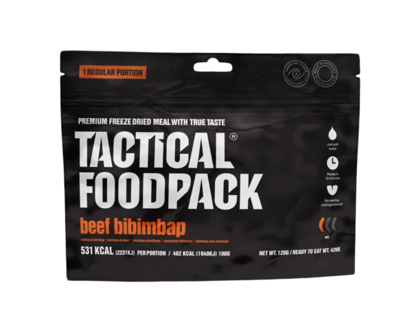 Beef Bibimbap — Comida Coreana Liofilizada para Outdoor