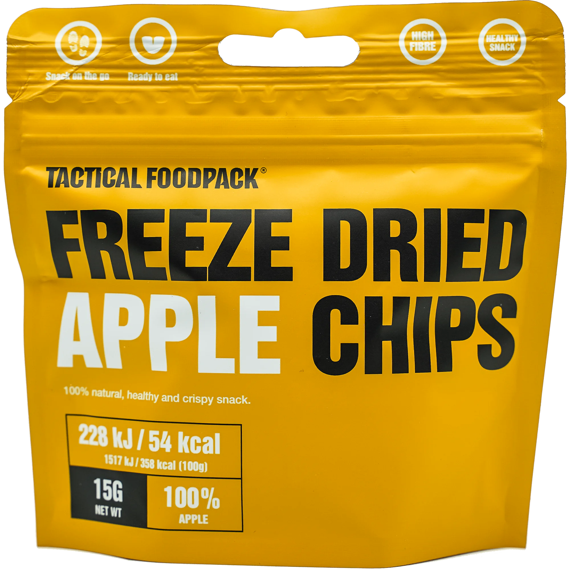 Chips de Manzana Liofilizada – Snack Saludable y Natural para Outdoor