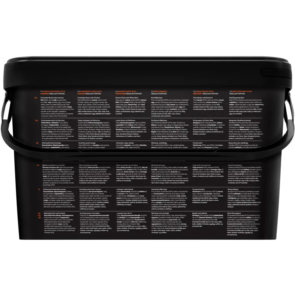 Weekpack Tango Tactical Foodpack | 21 Comidas Gourmet Liofilizadas para 7 Días Outdoor