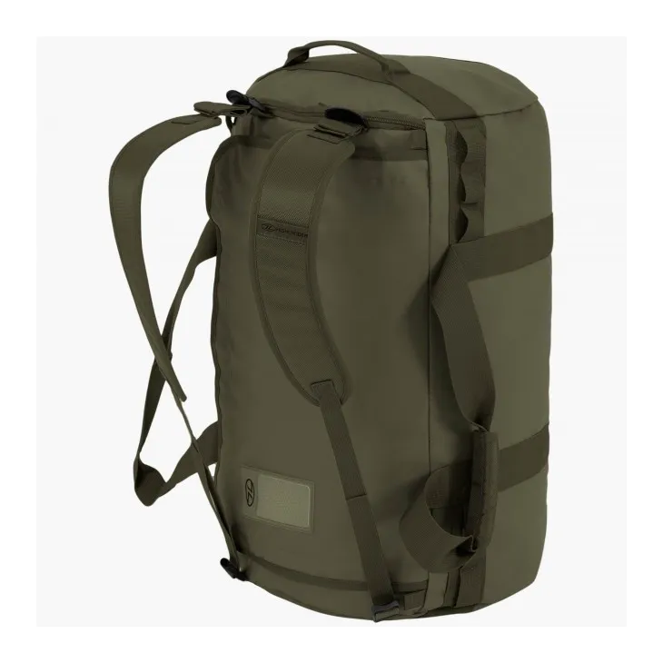 Bolsa Highlander Storm Kitbag 65L Verde Oliva – Duffle Impermeable y Resistente para Viajes, Deporte y Outdoor