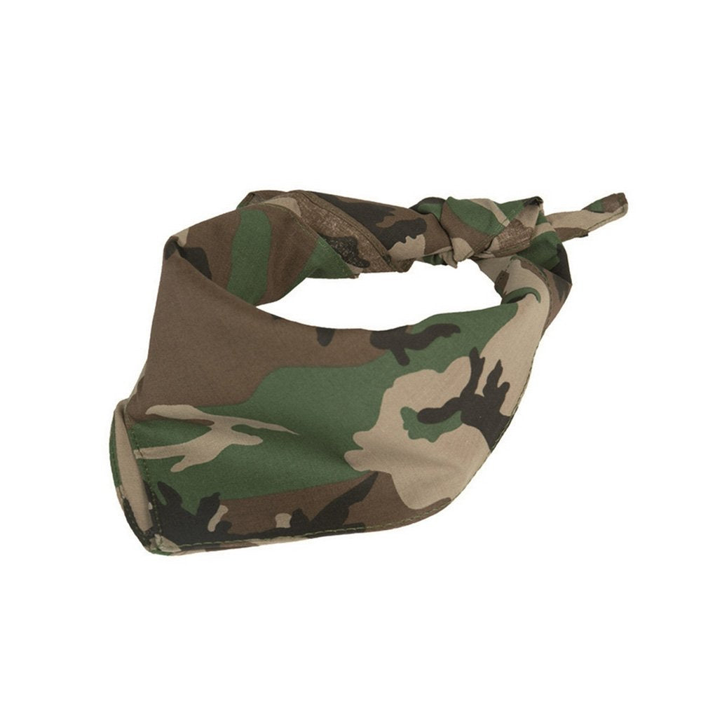 Bandana Militar Woodland – Pañuelo Cuello Camuflaje | Halstuch Mil-Tec